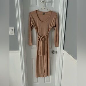 ASOS Long Sleeve Dress with Belted Waist